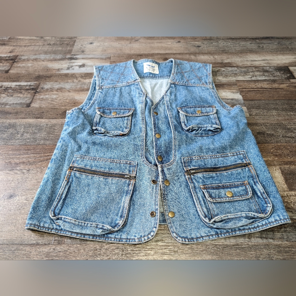 90s Virtue Denin Vest - Medium